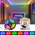 Smart RGB LED Light Strip with Bluetooth App & Remote | 5V USB Accent Lighting