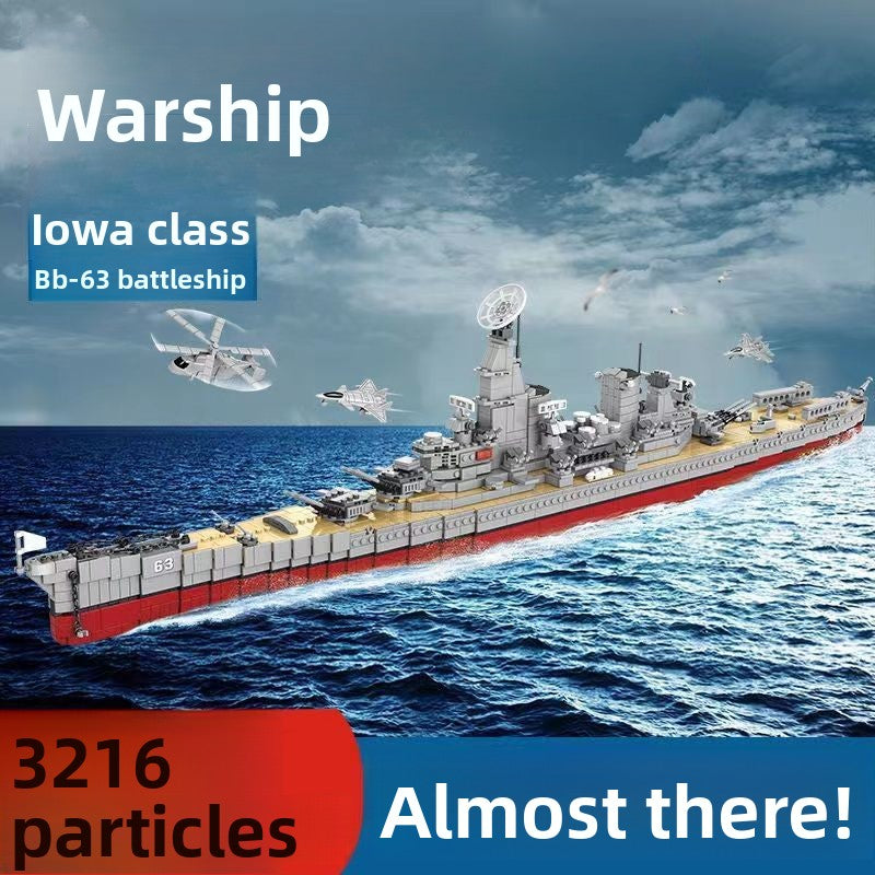 Military Aircraft Carrier Building Blocks Set
