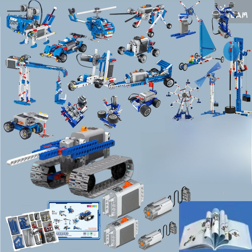 Remote-Controlled Tank Box Building Toy