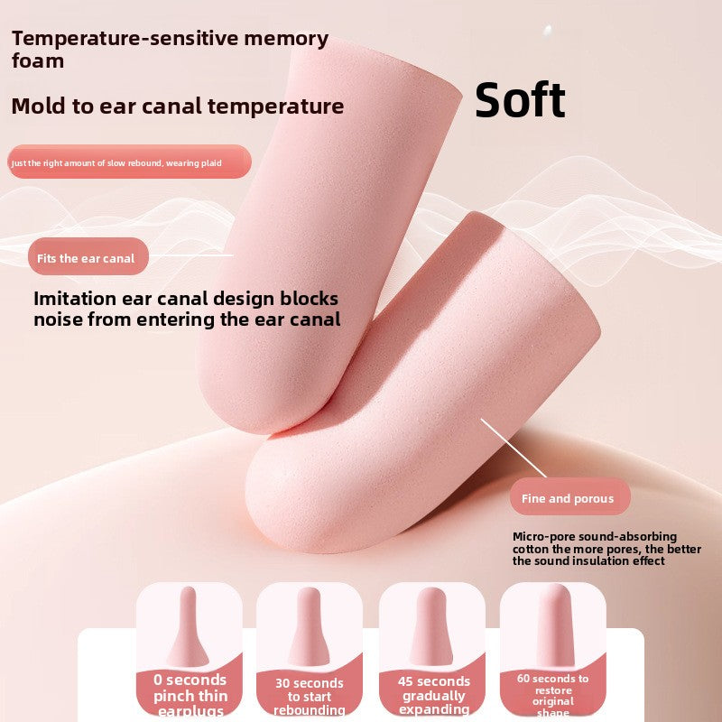 Reusable Noise Reducing Soft Foam Earplugs