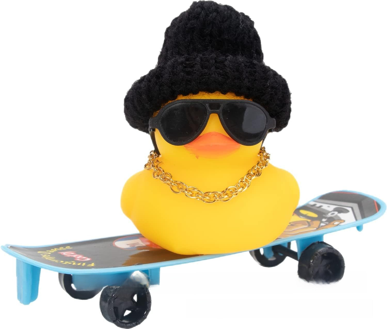 Cool skateboard rubber duck children's water play ducklings
