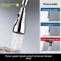 Universal Kitchen Faucet Extender Anti-Splash Rotating Nozzle