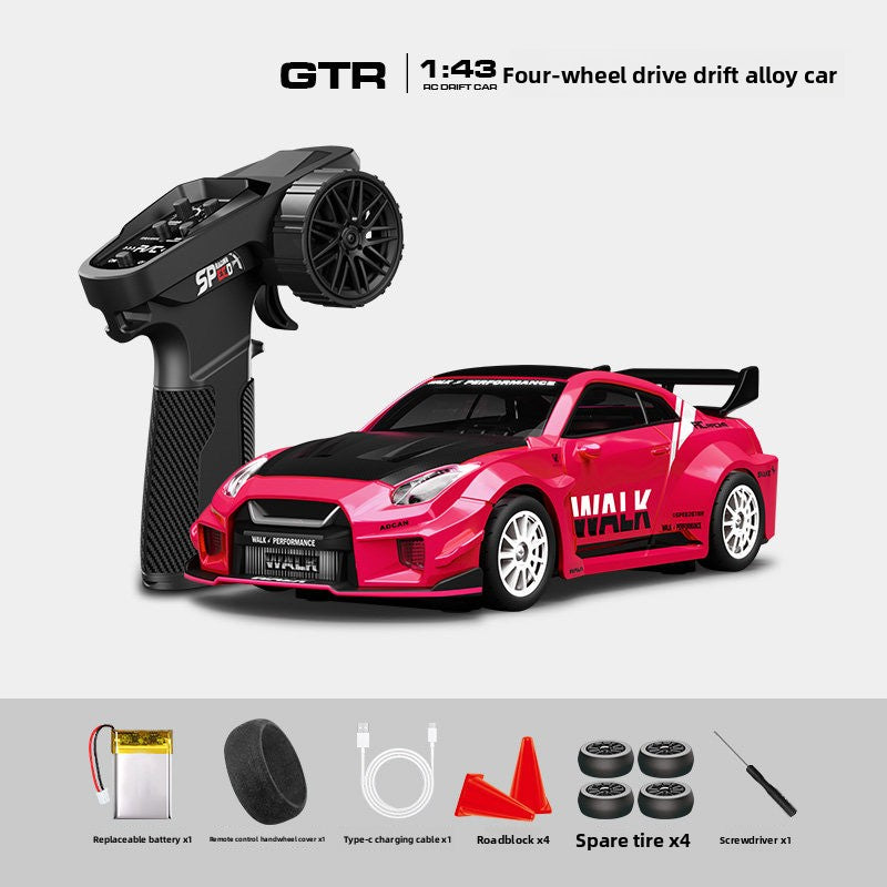 Alloy High-Speed ??Four-Wheel Drive Drift Remote Control Car
