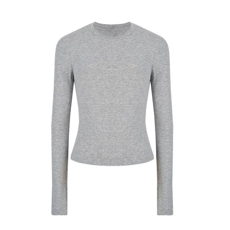 Womens Long Sleeve Round Neck T-Shirt