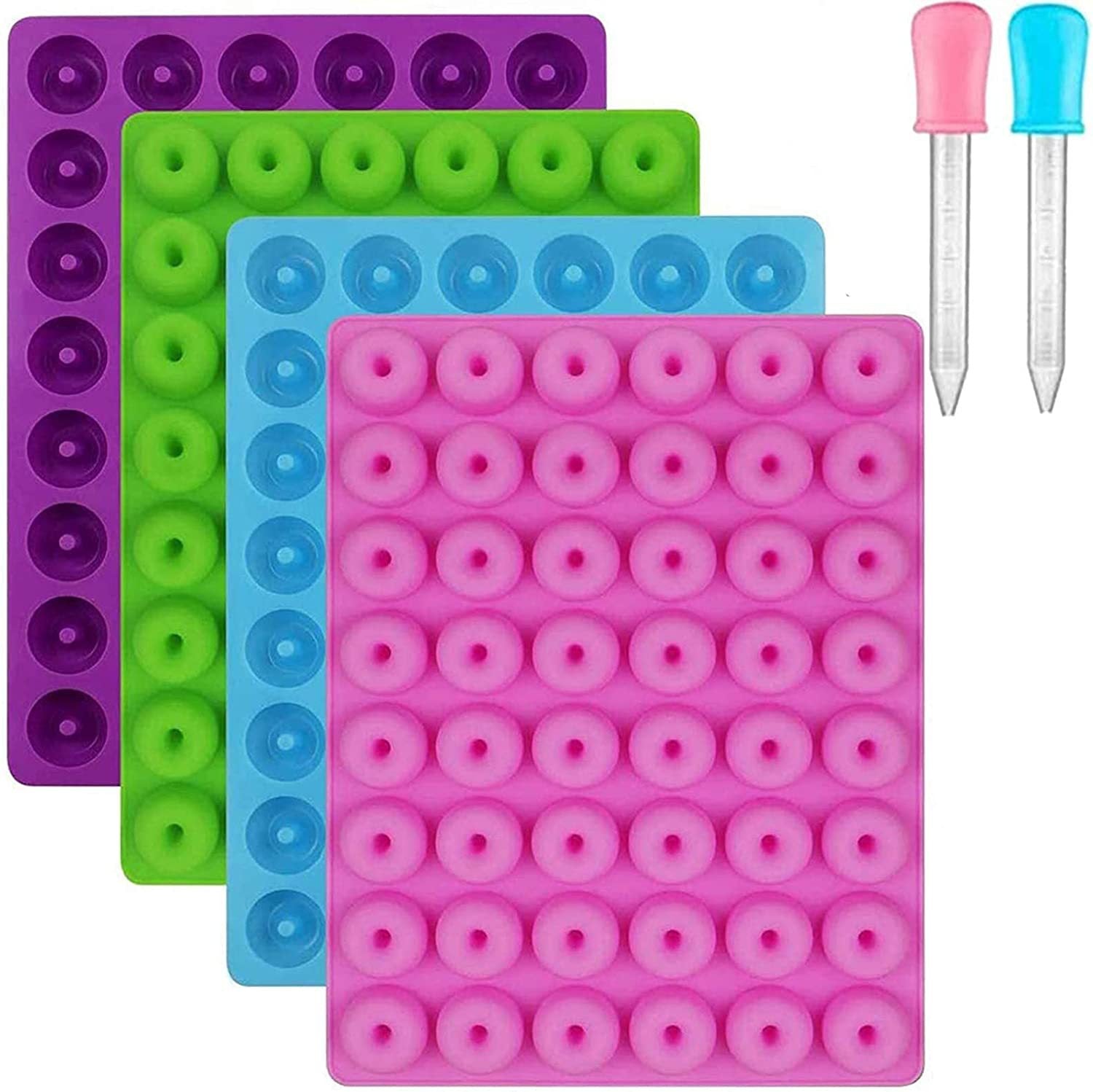Silicone Gummy Bear & Dinosaur Candy Mold Set - Food-Grade Chocolate Making Kit with Liquid Droppers, Spatula & Gift Bags for Homemade Fruit Gummies, Jellies & Treats