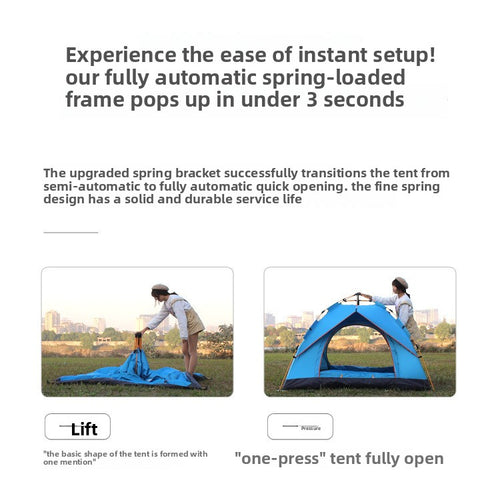 Automatic Folding Camping Tent for 3-4 People