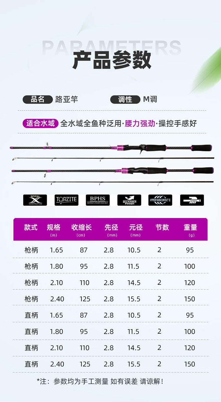 Fiberglass Fishing Rod with Hollow Plug Design