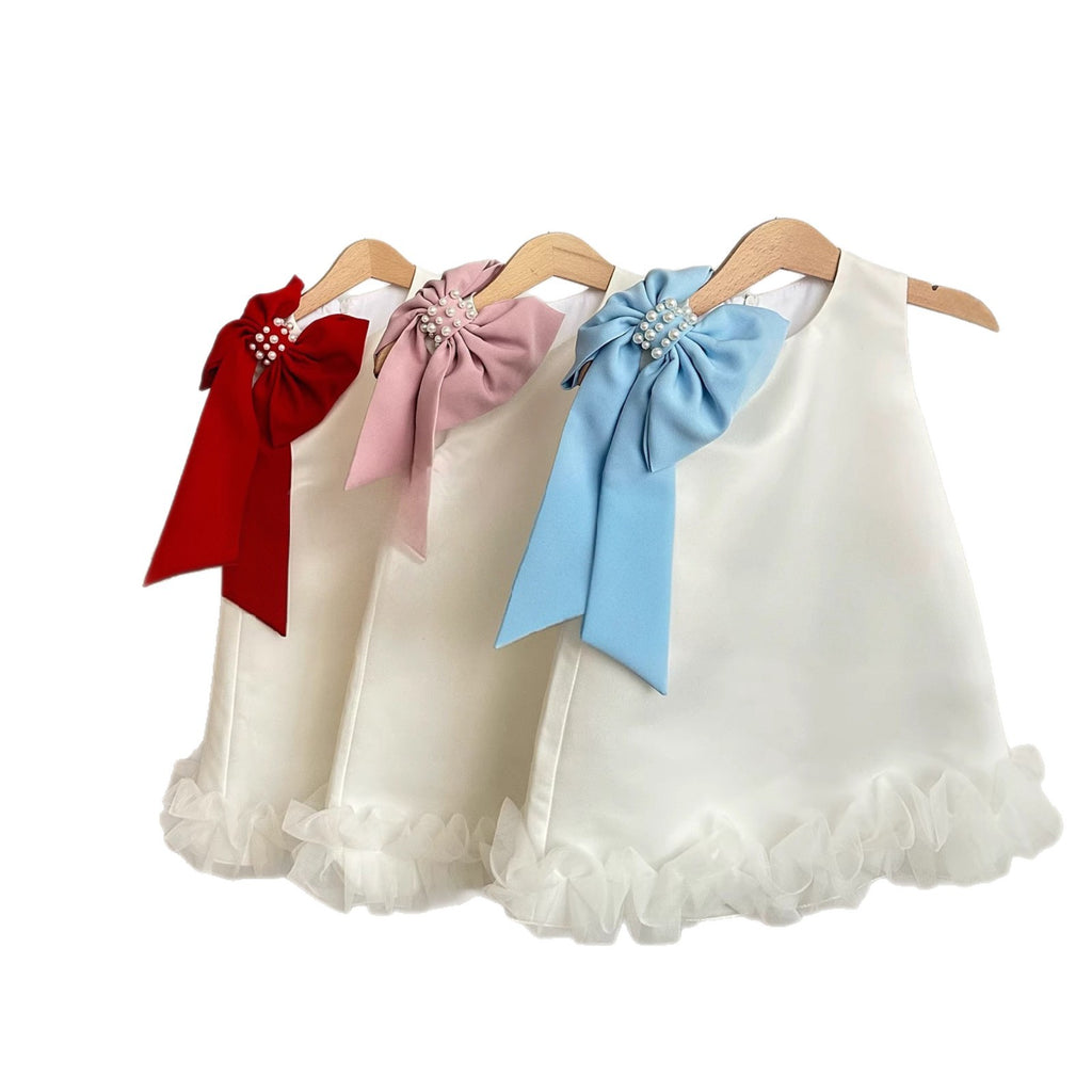 Girls Bow Party Dress