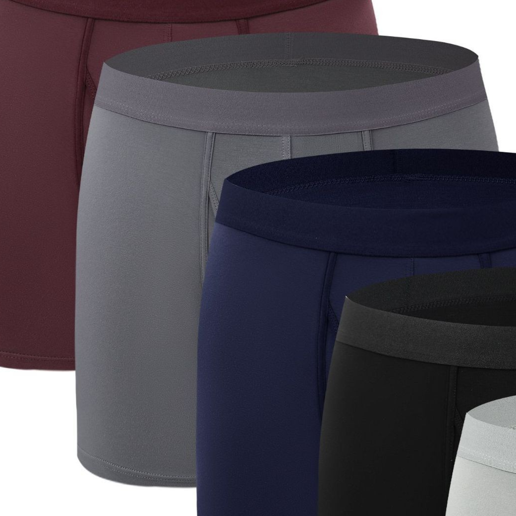Apollo Premium Viscose Knit Boxer Briefs - Ultra-Soft Breathable Underwear