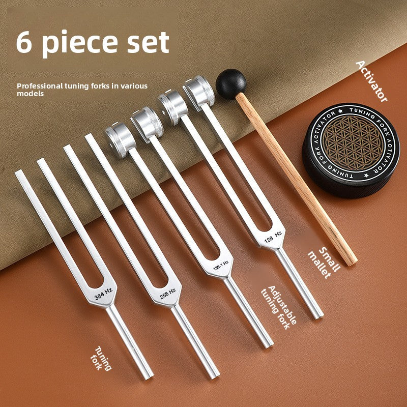 Tuning Forks Set with Leather Case