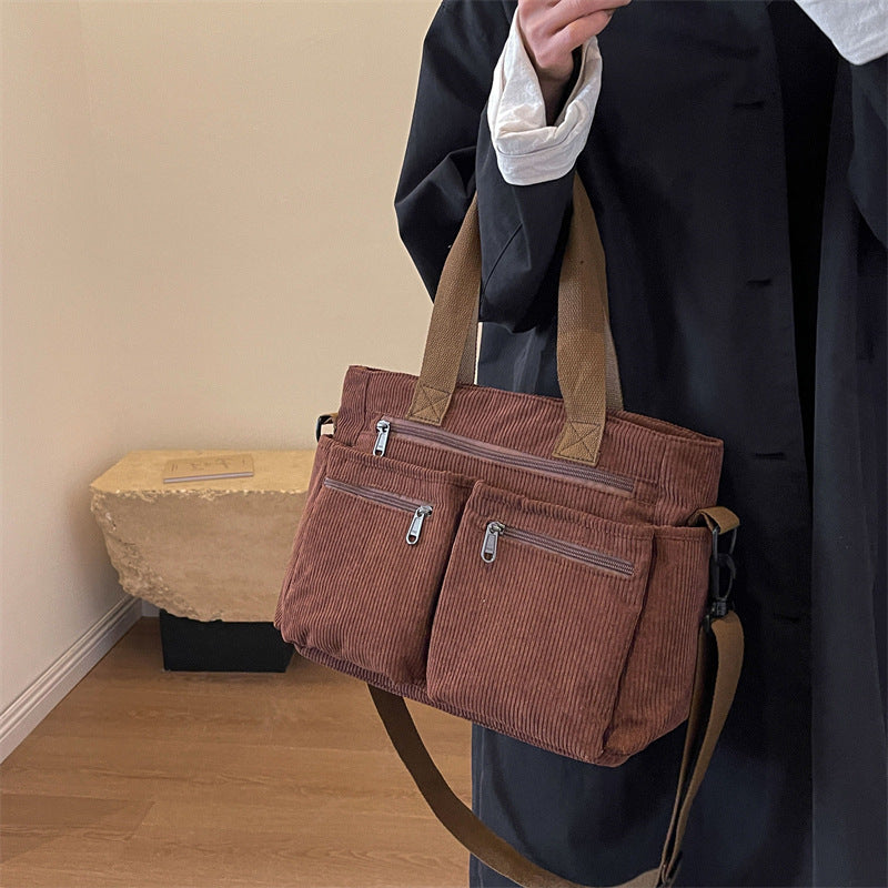 girl corduroy handbag