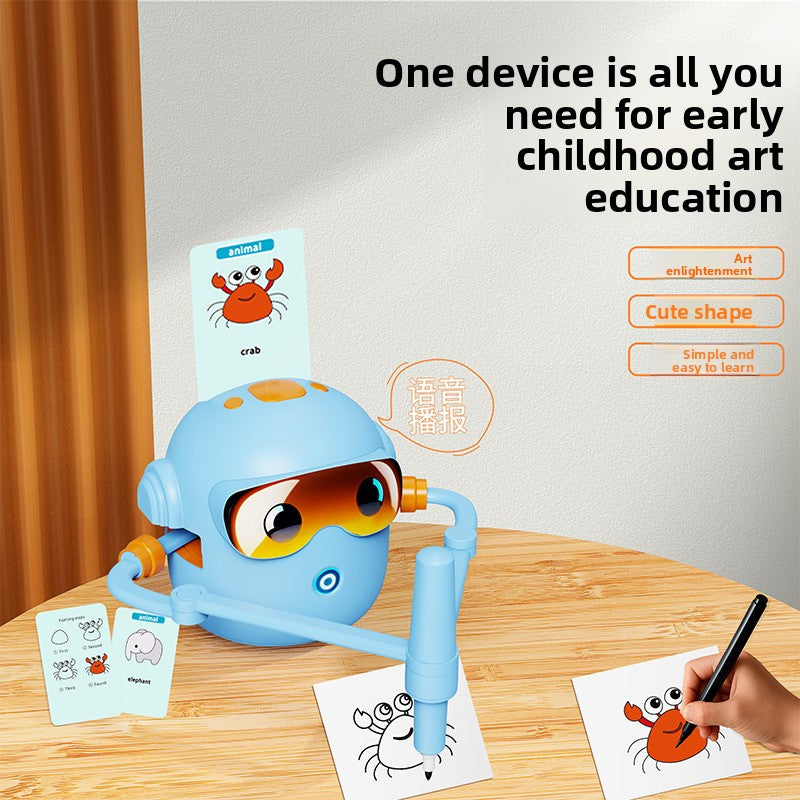 Painting robot toys