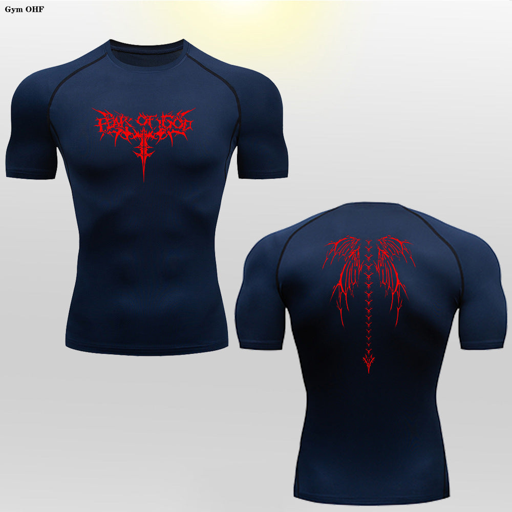 Anime Print Sports T-Shirt