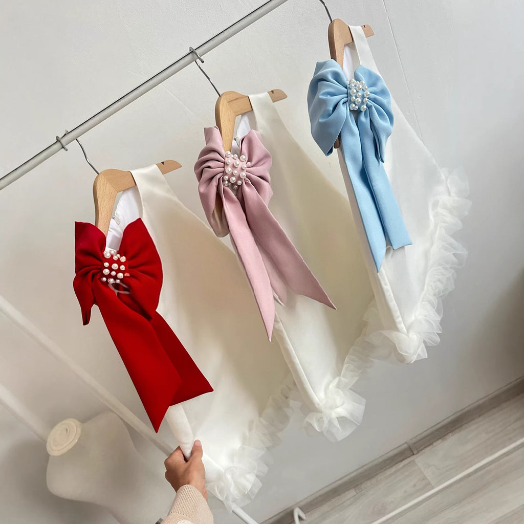 Girls Bow Party Dress