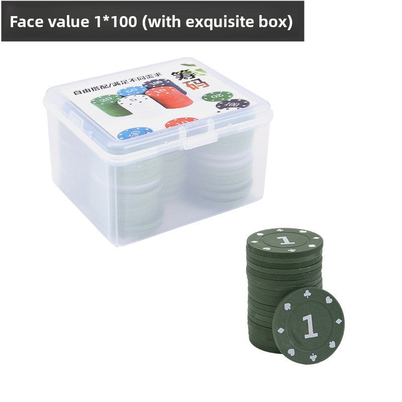 Plastic Poker Chips for Card Games