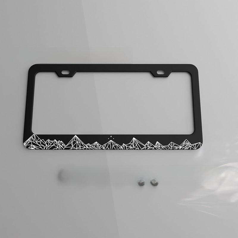 US Standard License Plate Frame with UV Coating