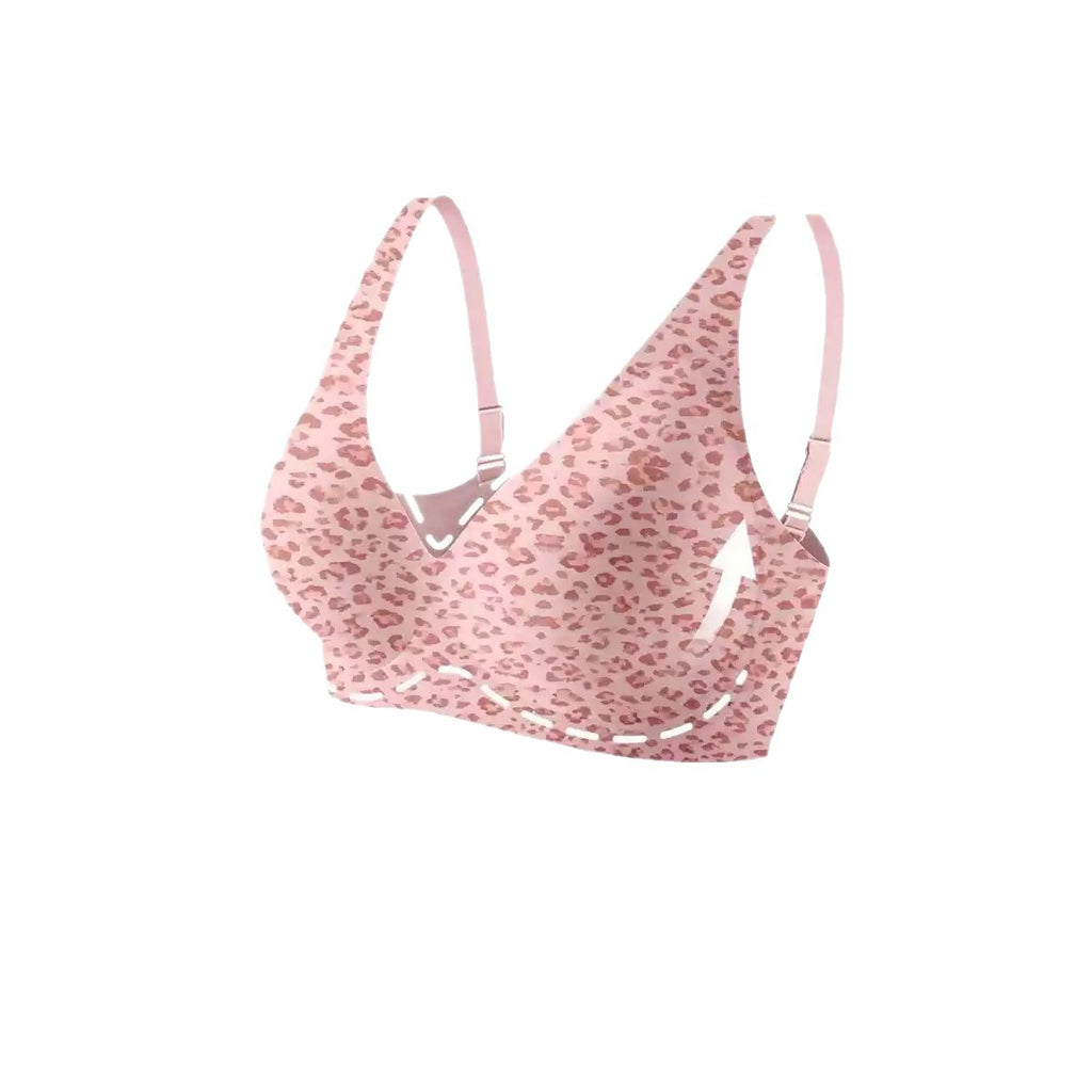 Leopard Print Push Up Bra