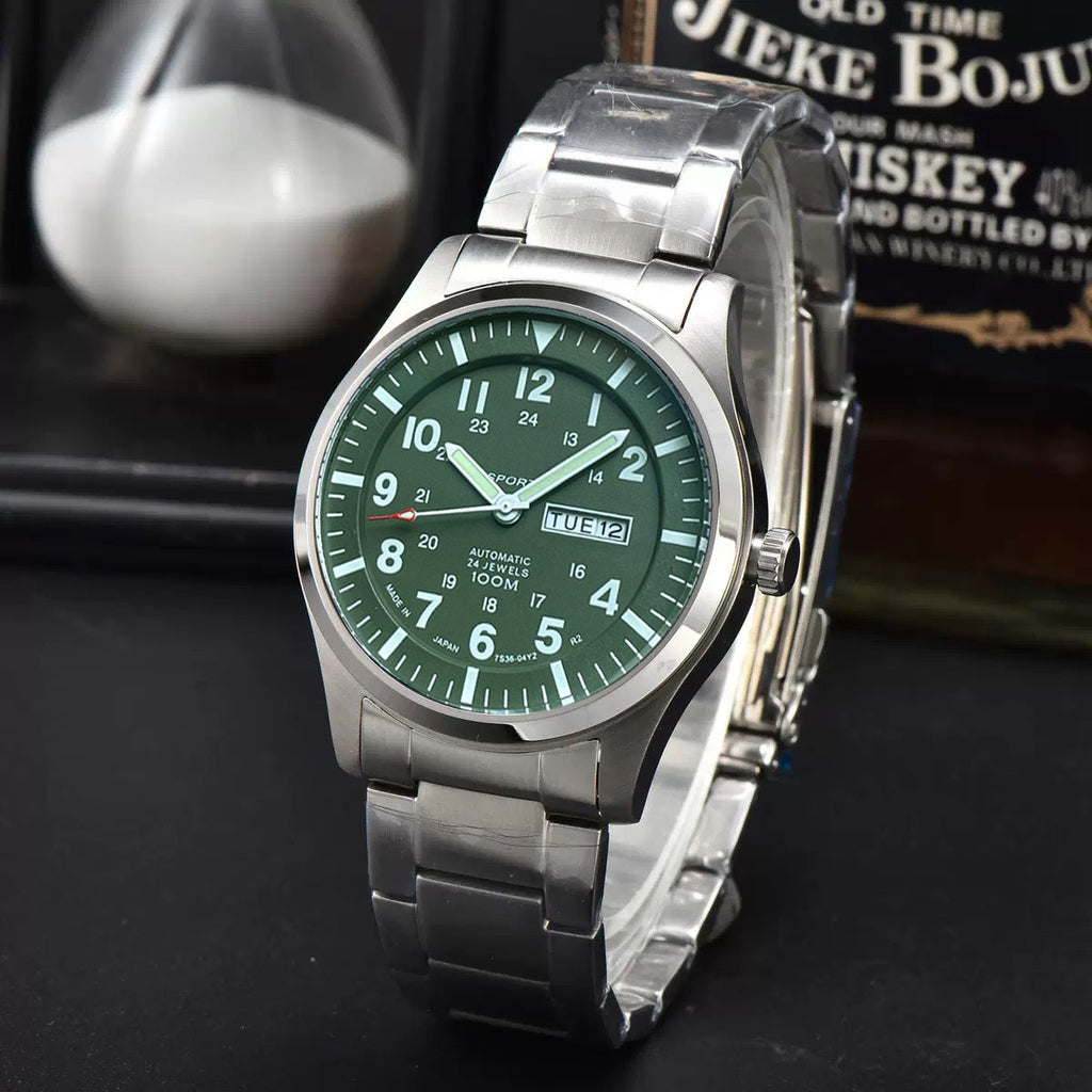 Mens Calendar Sport Wristwatch