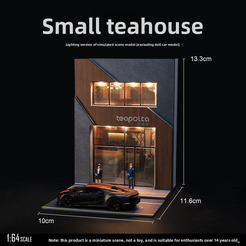 Premium 1:64 Scale Lights-Up Miniature Street Scene Diorama