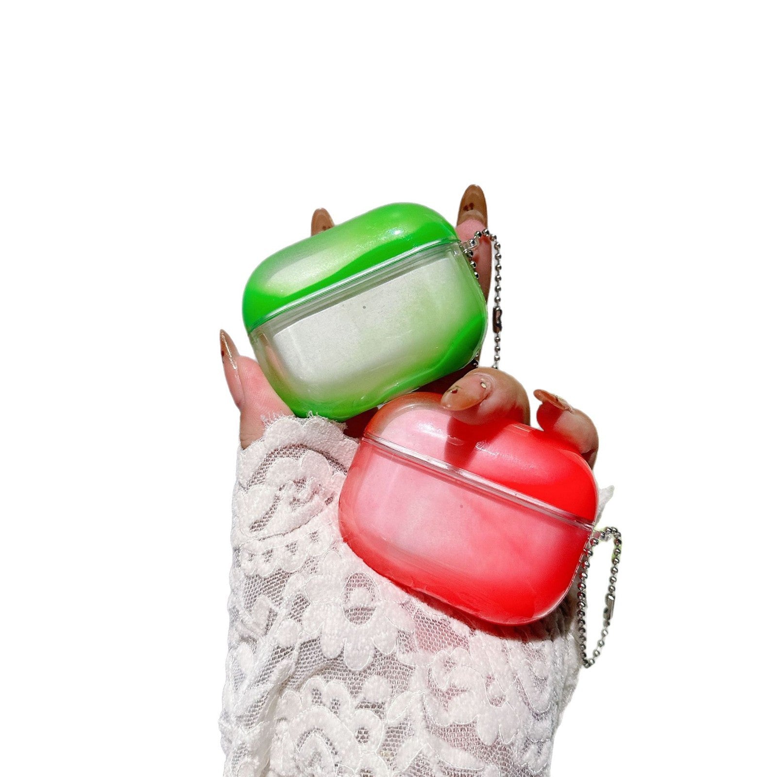 Luminous AirPods Protective Case TPU Quicksand Design