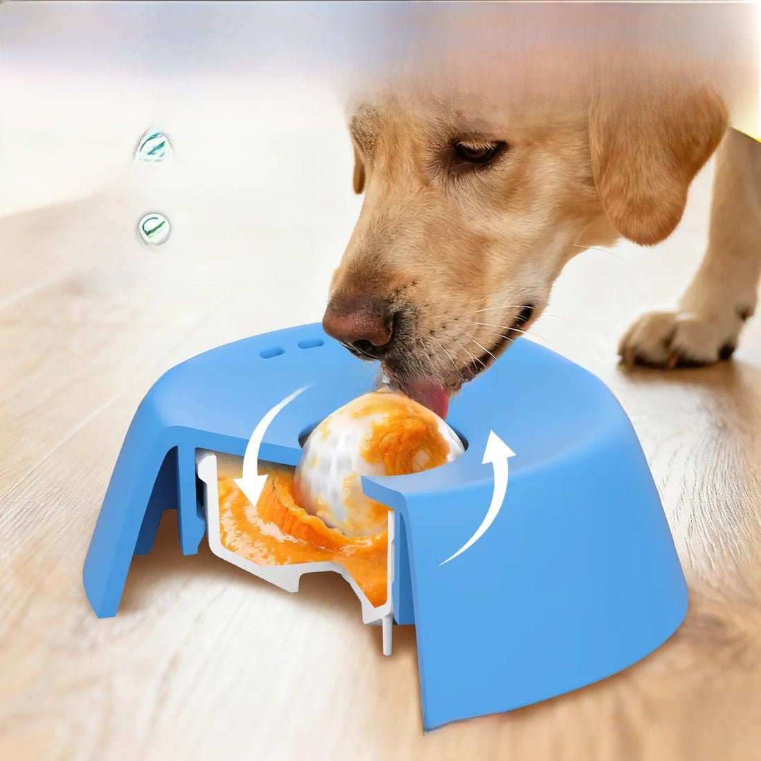 Spherical Pet Licking Slow Feeder Bowl
