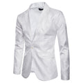 Men's Slim Fit Single-Button suit jacket | Textured Casual Blazer