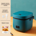 Mini Electric Rice Cooker For 1-2 People | Compact 200W Small Food Steamer & Warmer | Retro Square Multi-Functional Cooker For Apartments & Dorms