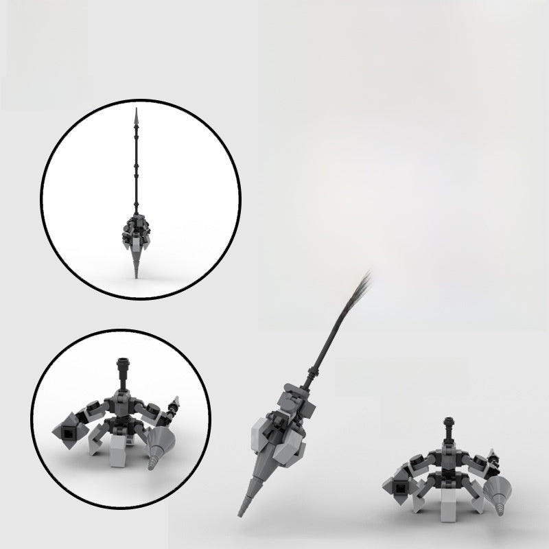 Robot dog fighter model assembled toy