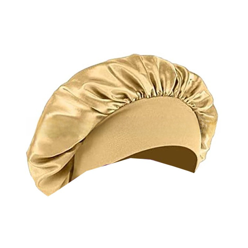 Wide Brim Stretchy Hair Care Cap
