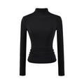 Women's Slim Fit Long Sleeve Turtleneck Shirt
