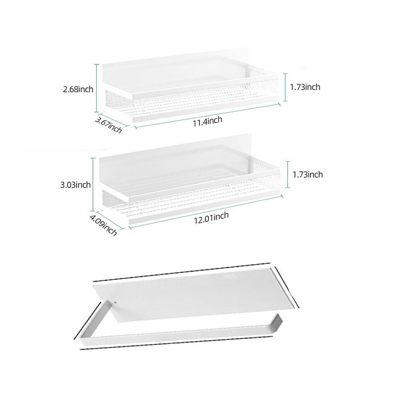 Grid Storage Rack with Hooks