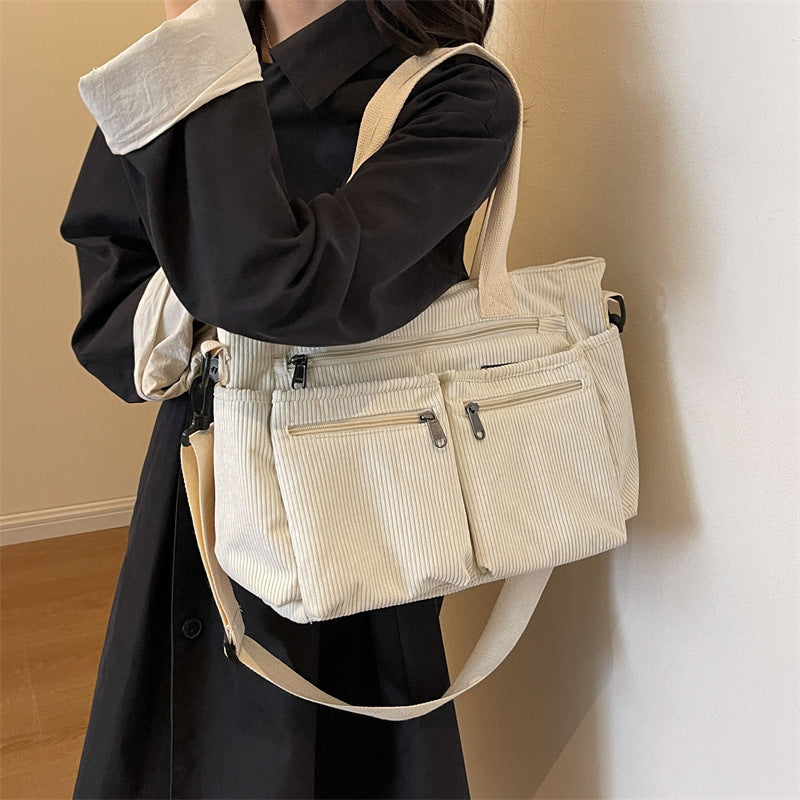girl corduroy handbag
