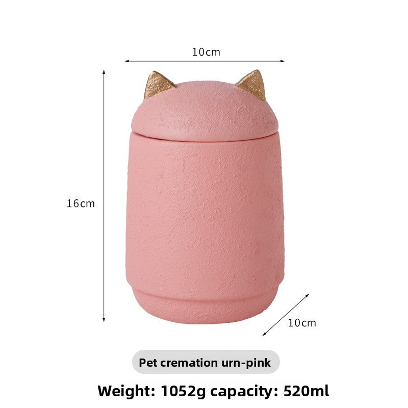 Cat and dog urn cremation ashes storage altar