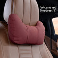 Car Headrest Neck Pillow and Lumbar Support Set