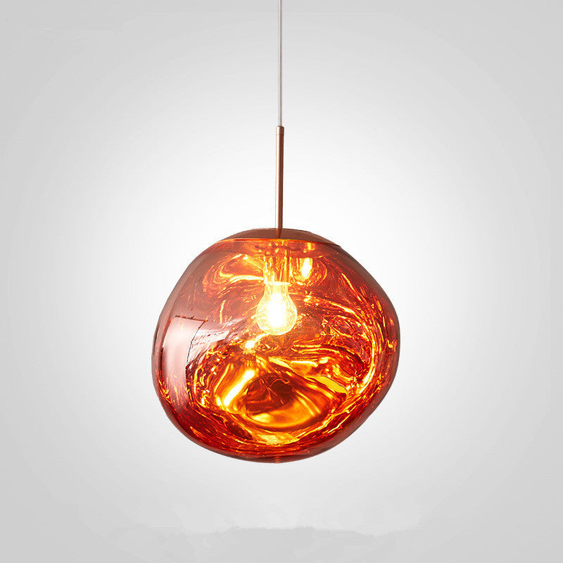 Glass chandelier