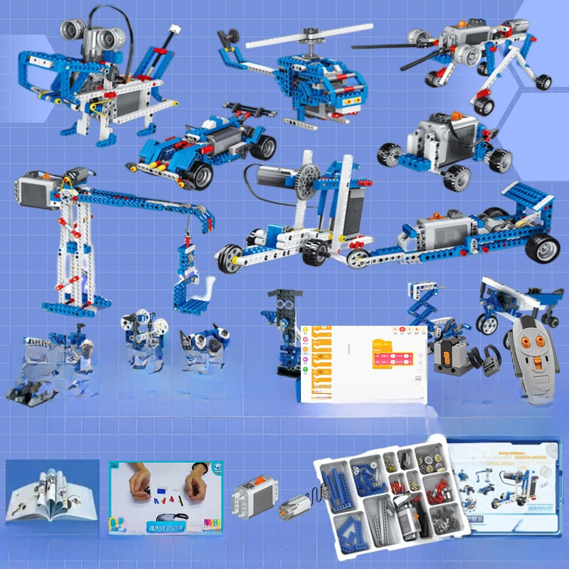 Remote-Controlled Tank Box Building Toy