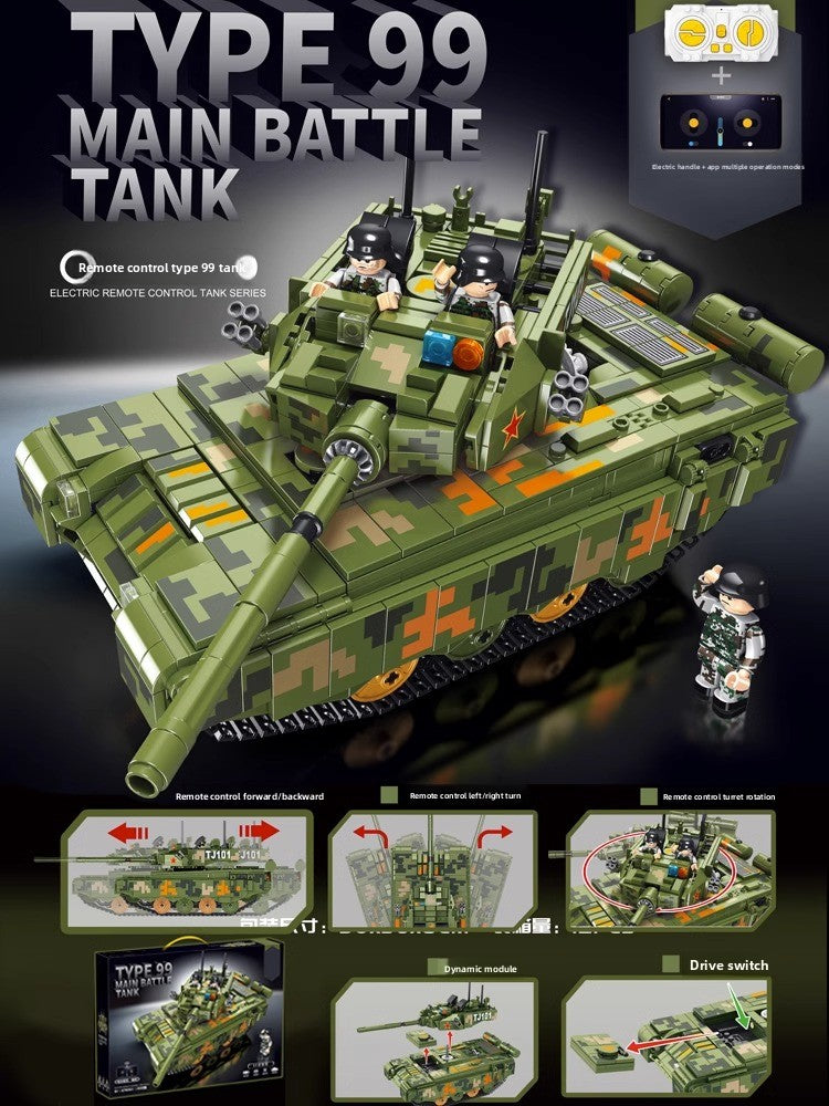 Military Tank Building Blocks Set