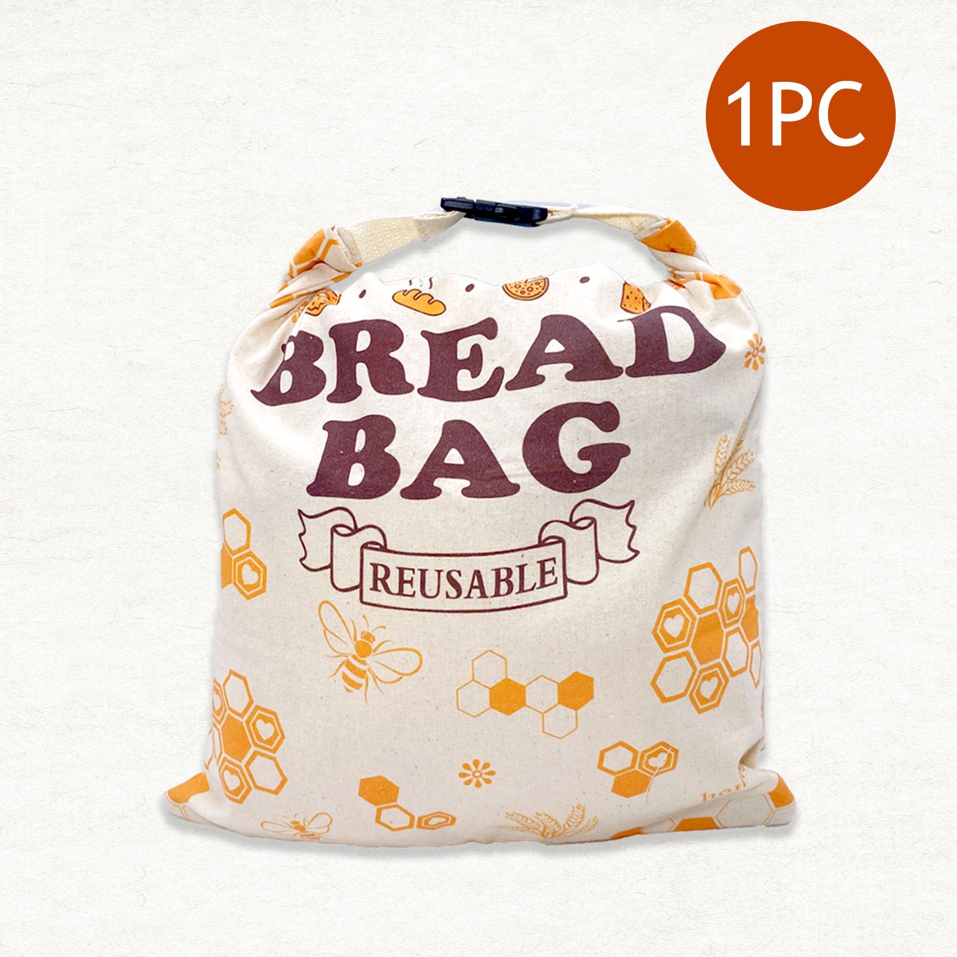 Reusable Beeswax Linen Food Storage Bag