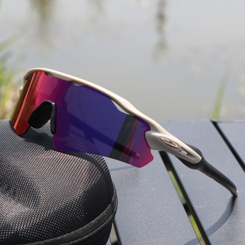 TR90 Sports Riding Sunglasses UV400 Protection Half Frame