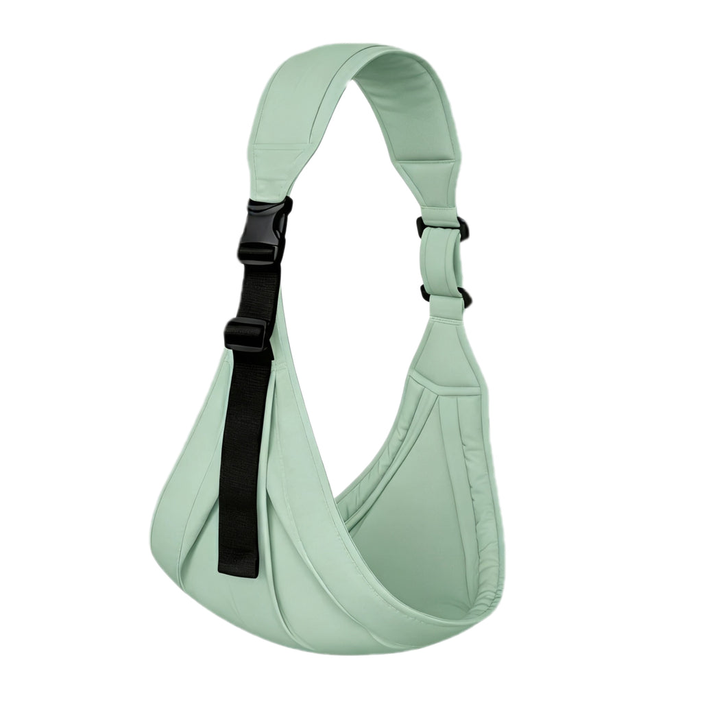 Front-facing baby carrier with waist seat