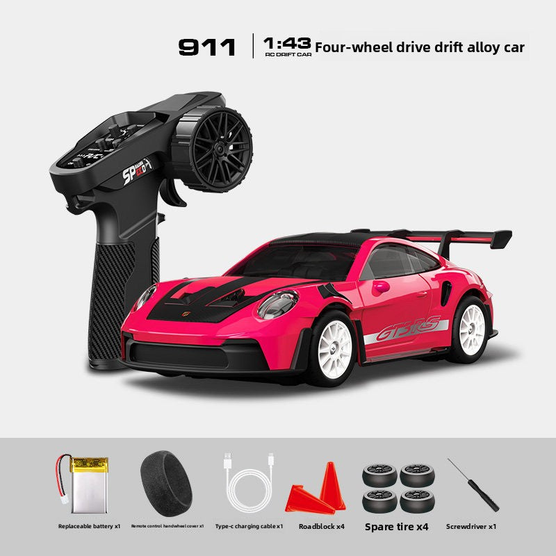 Alloy High-Speed ??Four-Wheel Drive Drift Remote Control Car