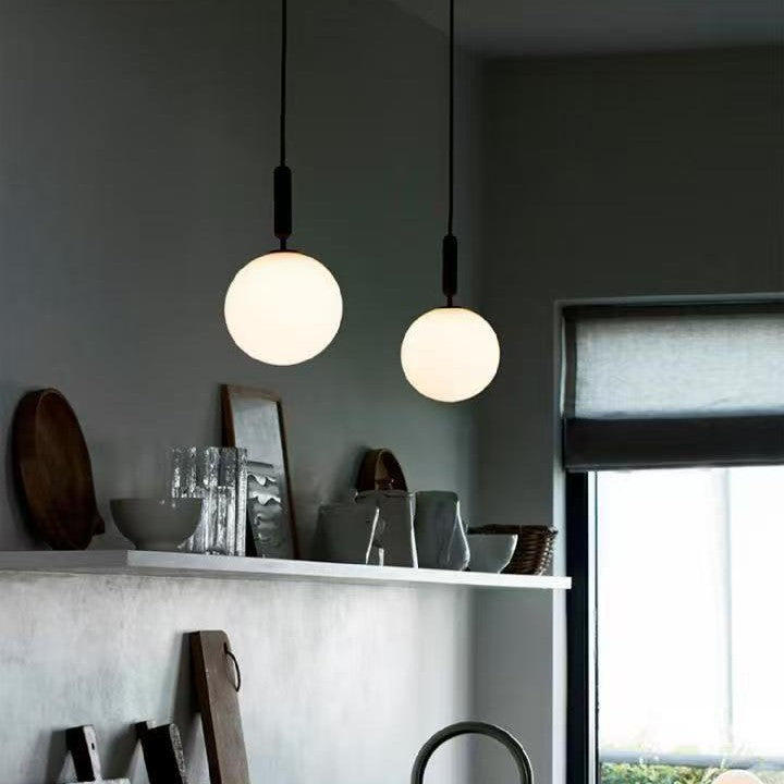 Glass Sphere LED Pendant Light