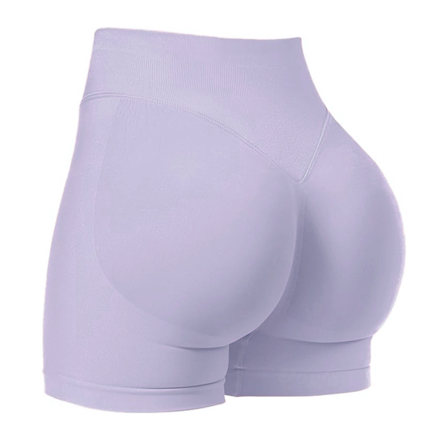 Womens High-Waisted Seamless Yoga Shorts