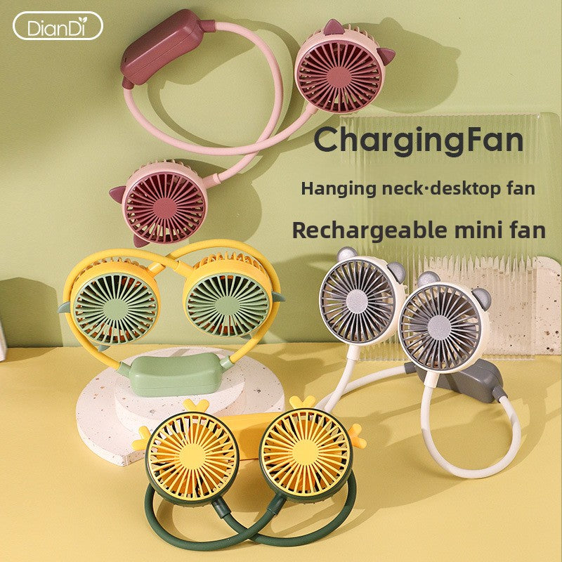 Foldable USB Rechargeable Neck Fan