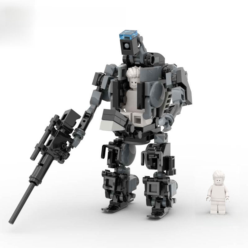 Robot dog fighter model assembled toy