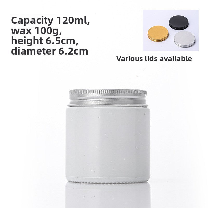 Multi-Color Glass Candle Containers – Elegant Home Decor Jars with Gold/Silver/Black Lids
