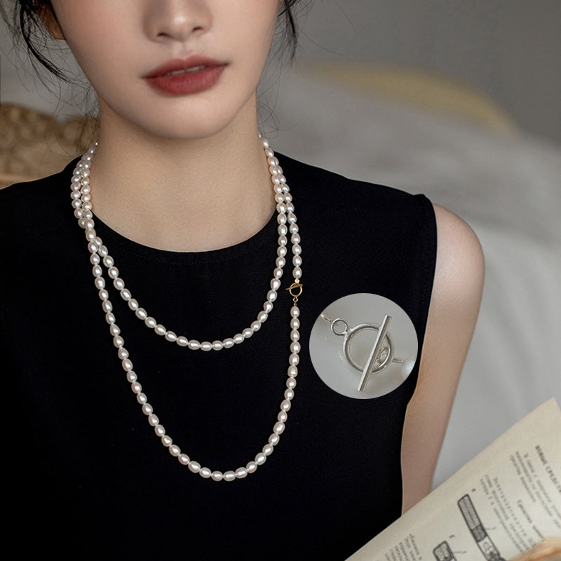 Double Layer Freshwater Pearl Necklace