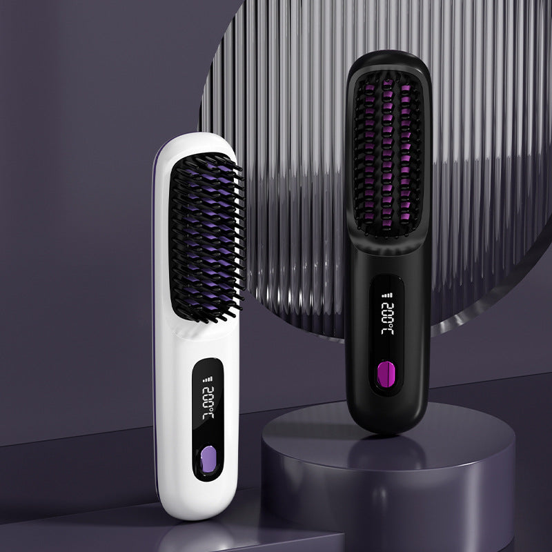 Wireless Ionic Hair Straightener Comb