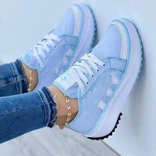 Urban Street Thick Sole High-Top Sneaker | Casual Breathable Canvas Lace-Up
