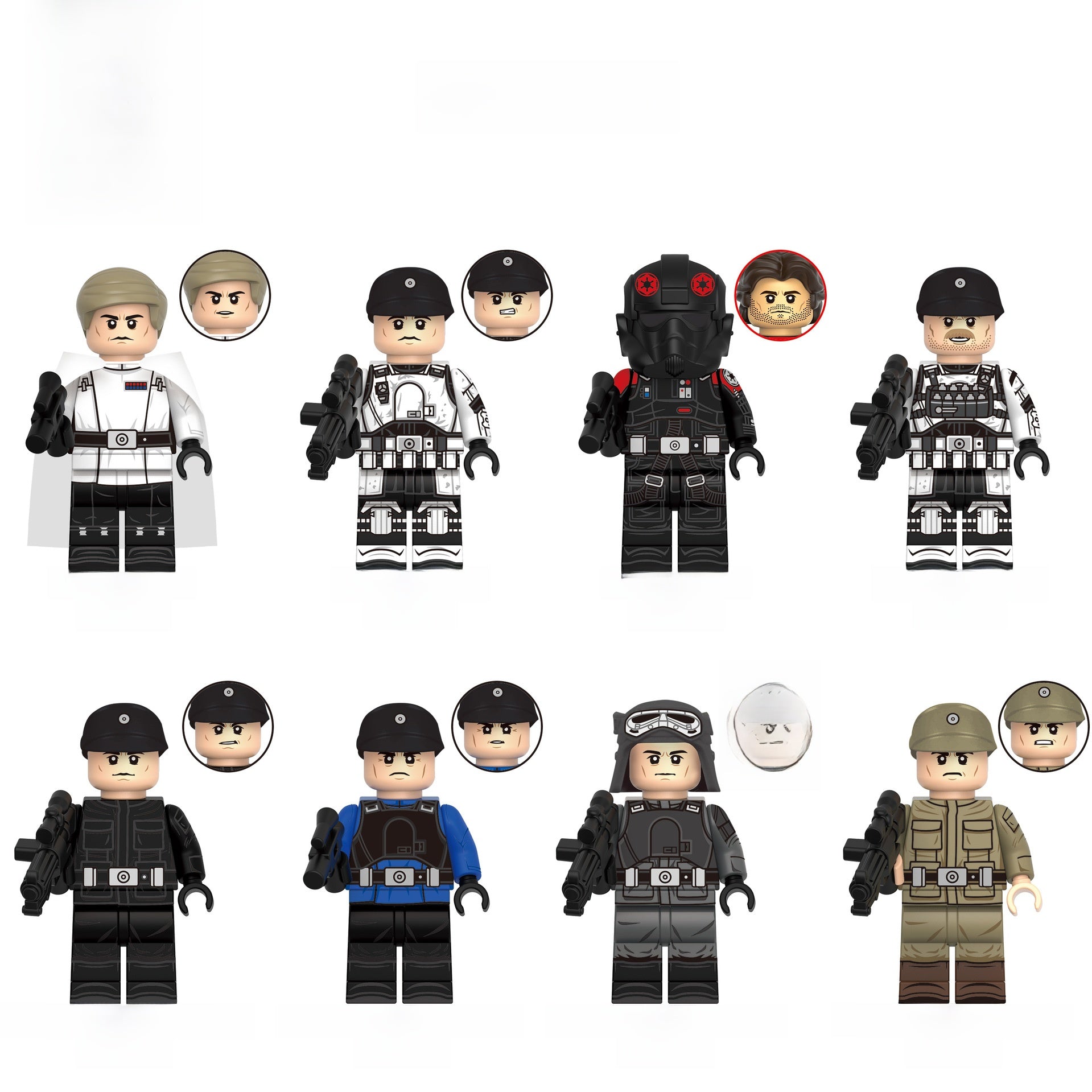 Galactic Empire Security Forces Custom Space Soldier Minifigures